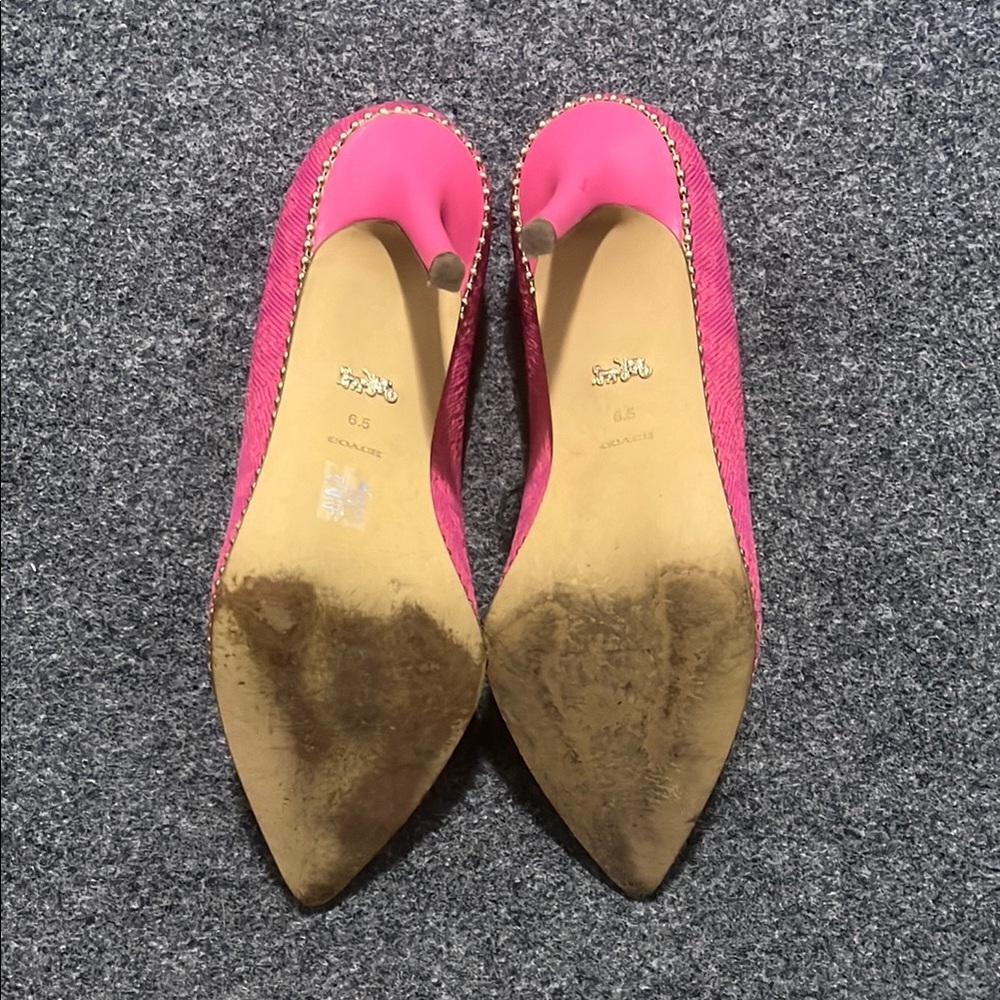Coach Pink Waverly Pump - Picture 8 of 11